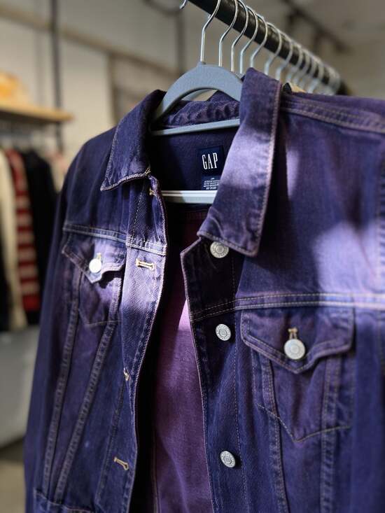 Gap Jackets & Blazers - Gap Classic Purple Denim Trucker Jacket